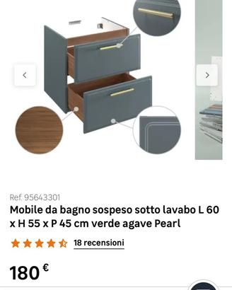 MOBILE BAGNO SOSPESO 60cm