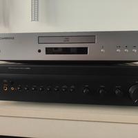 Amplificatore NAD C326BEE è CD Cambridge AXC35