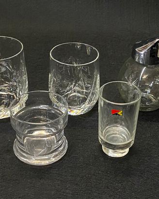 Set Bicchieri in vetro - acqua, vino, amari, ecc