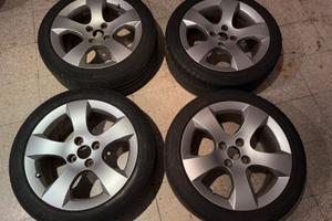 Cerchi 17 Peugeot + gomme 225/45 R17