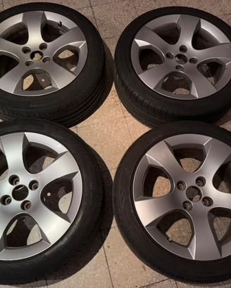 Cerchi 17 Peugeot + gomme 225/45 R17