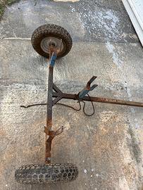 Carrello per motozappa