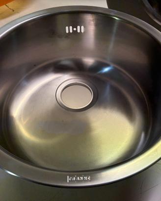 Lavello circolare in acciaio inox
