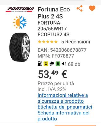 gomme nuove 