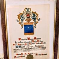 Diploma Militare Vintage