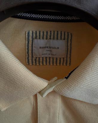 Polo Brooksfield taglia XL  giallo pastello