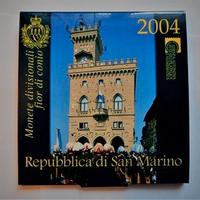 Rep. Di S. Marino-Monete Divisionali FDC-anno 2004