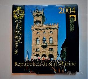 Rep. Di S. Marino-Monete Divisionali FDC-anno 2004
