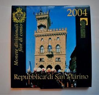 Rep. Di S. Marino-Monete Divisionali FDC-anno 2004