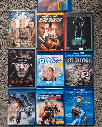 Lotto 22 DvD Blu-ray 3d e normali 