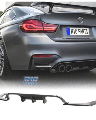 DIFUSORE BMW M3 F80 M4 F82 F83 M PERFORMANCE NERO 