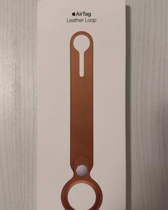 Apple Laccetto AirTag in pelle - Cuoio
