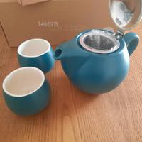 Teiera con 2 tazze