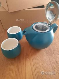 Teiera con 2 tazze