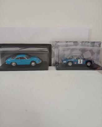 Lotto 2 automodelli 1:24 Alpine A 110 + Rally 1800