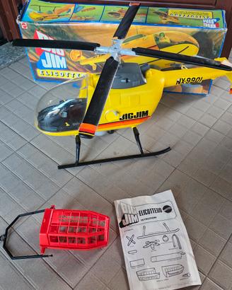 Big jim mattel anni 70 elicottero giallo