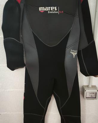 muta da sub Mares + calzari taglia 42/43