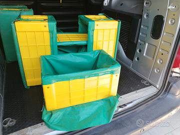 cassette raccogli frutta in gomma 