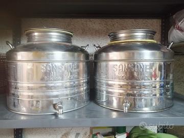 Tanica inox 18/10 per olio - 25 litri
