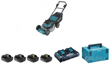 MAKITA Rasaerba DLM530PT4 - 4 BL1850B - Caricab.