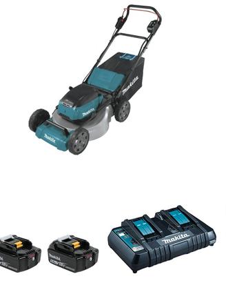 MAKITA Rasaerba DLM530PT4 - 4 BL1850B - Caricab.