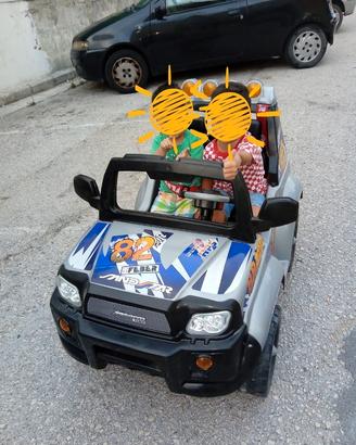 Quad Jeep elettrico due posti per bambini