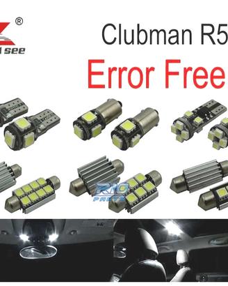 KIT 17 LAMPADE LED INTERNE MINI COOPER CLUBMAN R55