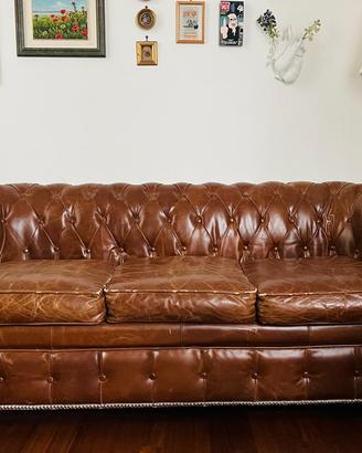 Divano maisons du monde 3 posti Chesterfield