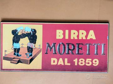 Targa pubblicitaria BIRRA MORETTI 