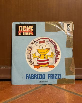 Raro vinile 45 Giri Frizzi Pane e Marmellata 1985