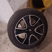 cerchi alluminio r16 e gomme clio 4