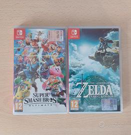 Zelda Totk e Smash Bros Ultimate