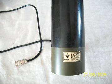 Sonda geiger BNC dual tube MIL mx180 mullard