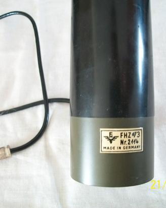 Sonda geiger BNC dual tube MIL mx180 mullard