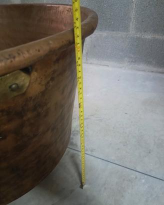 paiuolo in rame e ottone