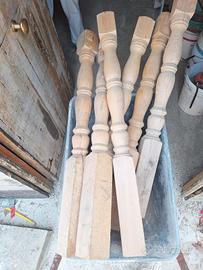 colonnine di legno 