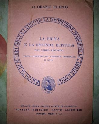 La prima e la seconda epistola - Orazio Flacco