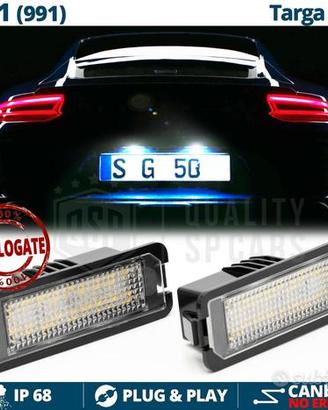 Placchette Luci Targa LED Porsche 911 991 Canbus