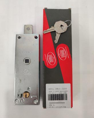 Serratura per porte basculanti c/cilindro Prefer