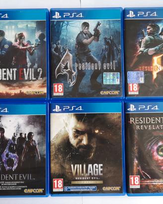 lotto giochi resident evil ita playstation 4 ps4 