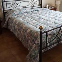 LETTO MATRIMONIALE IN FERRO BATTUTO FATTO A MANO