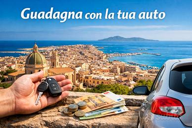 Guadagna con la tua auto a Trapani - Noleggio sicu