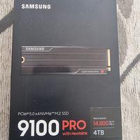 Ssd Nvme 9100 Pro con dissipatore 4 Tb