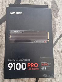 Ssd Nvme 9100 Pro con dissipatore 4 Tb