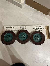 Tre dischi in feltro originali Vorwerk Folletto