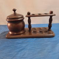 Portapipe, Porta Pipe e Porta Tabacco, in Legno 