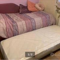 Letto singolo con secondo letto a scomparsa