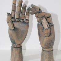 Mani In Legno Snodate Manichino Arte Arredamento 