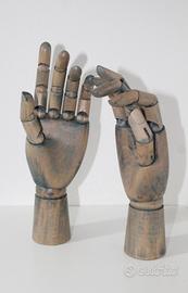 Mani In Legno Snodate Manichino Arte Arredamento 