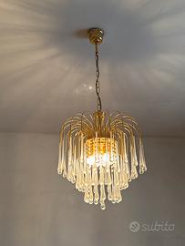 Lampadario vintage a gocce